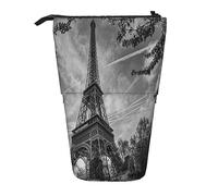 Trousse à crayons télescopique avec motif chien mignon - Trousse de maquillage portable pour adolescentes, filles et adultes, Motif Tour Eiffel., Pencil Telescopic, Trousse de beauté