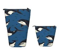 Trousse À Crayons Télescopique Baleine Debout Étui Sac À Crayons | Papeterie Trousse Scolaire Durable Trousse Retractable Crayon Pour école Le Bureau