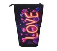 Trousse À Crayons Télescopique Love Flower Galaxy Heart Trousse Retractable Crayon Multifonctionnel Boite Crayon Papeterie Pencil Case Télescopique Pour Etudiants Le Bureau