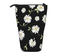 Trousse à crayons télescopique New York Night Papeterie Trousse de maquillage Portable Bureau Papeterie Sac pour Adolescentes Filles Adultes, marguerite, Pencil Telescopic, Trousse de beauté