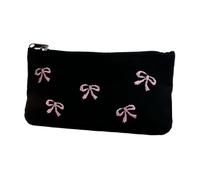 Trousse à crayons tendance avec broderie de ballet, organiseur multicouche, portable pour les étudiants et un usage professionnel quotidien