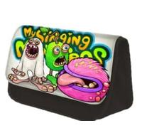 Trousse à crayons tendance My Singing Monsters pour filles/garçons, adolescents, écolier, cadeau Wubbox, grande capacité, compartiment pour la rentrée scolaire, R, 21 x 10 x 7.5 cm, Dessin animé