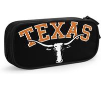 Trousse À Crayons Texas At Austin Longhorns - Grande Capacité - Trousse De Rangement Pour Fournitures D'étudiants - Convient Pour Garçons Et Filles - Pour L'école Et Le Bureau