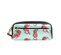 Trousse À Crayons Tigres Roses Féroces Trousse Scolaire Facile À Nettoyer Trousse Pratique Pochette pour Garçons Étudiants Scolaires