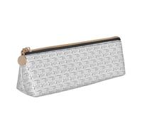 Trousse à crayons triangulaire avec motif géométrique mathématiques g alculus pochette cosmétique papeterie organisateur voyage polyvalent quotidien