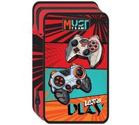 Trousse À Crayons Triple Compartiment Lets Play Gaming ? Must Team Multicolore TU