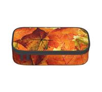 Trousse à Crayons, Trousse à Crayons imprimée de Grande capacité, Porte-Crayon pour Bureau, école,Belles Feuilles d'automne