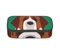 Trousse à Crayons, Trousse à Crayons imprimée de Grande capacité, Porte-Crayon pour Bureau, école,Chien Saint-Bernard