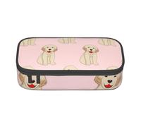 Trousse à Crayons, Trousse à Crayons imprimée de Grande capacité, Porte-Crayon pour Bureau, école,Chien Golden Retriever du Labrador