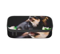 Trousse à Crayons, Trousse à Crayons imprimée de Grande capacité, Porte-Crayon pour Bureau, école,Chihuahua Chien Mignon