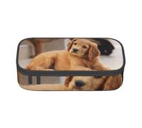 Trousse à Crayons, Trousse à Crayons imprimée de Grande capacité, Porte-Crayon pour Bureau, école,Cocker Spaniel Chiot Petit Épagneul Chiens Animaux