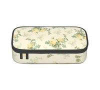 Trousse à Crayons, Trousse à Crayons imprimée de Grande capacité, Porte-Crayon pour Bureau, école,Décor Floral Shabby Chic
