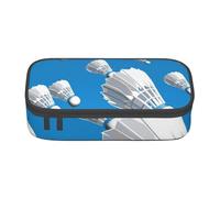 Trousse à Crayons, Trousse à Crayons imprimée de Grande capacité, Porte-Crayon pour Bureau, école,Dessin animé, Badminton