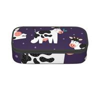 Trousse à Crayons, Trousse à Crayons imprimée de Grande capacité, Porte-Crayon pour Bureau, école,Ferme drôle de Vaches drôles