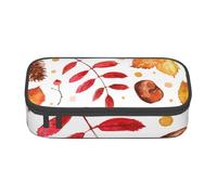 Trousse à Crayons, Trousse à Crayons imprimée de Grande capacité, Porte-Crayon pour Bureau, école,Feuille botanique d'automne