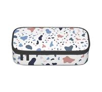 Trousse à Crayons, Trousse à Crayons imprimée de Grande capacité, Porte-Crayon pour Bureau, école,Gros Points colorés sur Fond Blanc