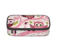 Trousse à Crayons, Trousse à Crayons imprimée de Grande capacité, Porte-Crayon pour Bureau, école,Hibou Mignon