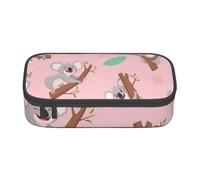 Trousse à Crayons, Trousse à Crayons imprimée de Grande capacité, Porte-Crayon pour Bureau, école,Koala Animal Sauvage Mignon Australien