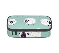 Trousse à Crayons, Trousse à Crayons imprimée de Grande capacité, Porte-Crayon pour Bureau, école,Modèle de Mouton Animal Mignon