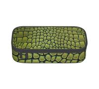 Trousse à Crayons, Trousse à Crayons imprimée de Grande capacité, Porte-Crayon pour Bureau, école,Modèle de Peau de Crocodile