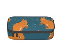 Trousse à Crayons, Trousse à Crayons imprimée de Grande capacité, Porte-Crayon pour Bureau, école,Modèle Animal écureuil Mignon