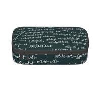 Trousse à Crayons, Trousse à Crayons imprimée de Grande capacité, Porte-Crayon pour Bureau, école,Modèle de formules mathématiques manuscrites