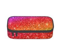 Trousse à Crayons, Trousse à Crayons imprimée de Grande capacité, Porte-Crayon pour Bureau, école,Paillettes colorées