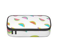 Trousse à Crayons, Trousse à Crayons imprimée de Grande capacité, Porte-Crayon pour Bureau, école,Pastèque colorée drôle