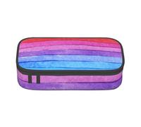 Trousse à Crayons, Trousse à Crayons imprimée de Grande capacité, Porte-Crayon pour Bureau, école,Peinture Aquarelle Couleurs Vives Illustration Au Trait