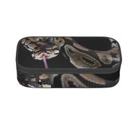 Trousse à Crayons, Trousse à Crayons imprimée de Grande capacité, Porte-Crayon pour Bureau, école,Serpent Python