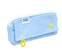 Trousse à crayons - Trousse à crayons vide pour filles, trousse de fournitures artistiques avec fermeture éclair, étanche, réutilisable, grande capacité avec matériau pour l'école, le maquillage, les