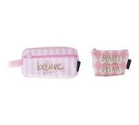 Trousse à crayons - Believe in yourself - Rose - Multi-usage - 1 porte-monnaie offert - Fille