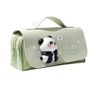 Trousse à crayons, trousse de rangement Capybara, 21 x 10,5 x 5,5 cm, sac animal à fermeture éclair, grande capacité pour fournitures scolaires, bureau d'université, papeterie de bureau, études pour