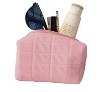 Trousse À Crayons - Trousse De Rangement Esthétique en Velours | Organiseur avec Fermeture Éclair | Étui De Grande Capacité Couleur Unie avec Zip | Jolie pour Étudiants, Ados Et Adultes,