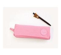 Trousse à crayons, trousse scolaire ou trousse maquillage - série Macaron ( Rose ) rose G