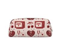 Trousse à crayons vintage avec fermeture éclair - Trousse à crayons portable avec impression d'objets mystiques - Trousse à crayons - Pour le bureau et les voyages, Or, One Size, Art déco.