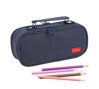 Trousse À Crayons Zippée Sac À Stylos, Accessoire De Bureau, Organisateur | grande trousse à crayons portable Organisateur Bureau Pour Bibliothèque Maison Création Maqui