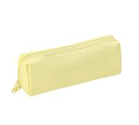 Trousse à en cuir PU, pochettes essentielles pour étudiants, option multicolore, boîte à stylos multifonctionnelle lavable pour garçons et filles, étui pour matériel d ' écriture essentiel