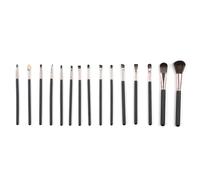 Trousse à Maquillage "15 Pinceaux" 23cm Noir