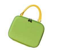 Trousse à maquillage avec compartiment réglable, résistante à l'eau, organiseurs de toilette portables pour voyage et usage domestique, trousse de maquillage de voyage, Vert, Beauté de masse