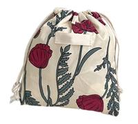 Trousse à maquillage avec cordon de serrage Motif fleurs japonaises, E, Beauté de masse