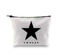 Trousse à Maquillage avec Fermeture éclair inspirée de Blackstar - pour Les Fans de Bowie