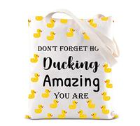 Trousse à maquillage avec inscription « Don't Forget How Ducking Amazing You Are », blanc, Canard Fourre-tout
