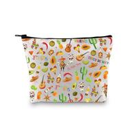 Trousse à maquillage avocat Cinco de Mayo Mexican Fiesta Fiesta Squad Cadeau pour amoureux des tacos, Cinco