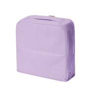 Trousse à Maquillage compacte et élégante à Compartiments, Trousse de Voyage Portable et Stable avec Compartiments, Trousse à Maquillage imperméable de Grande capacité (Violet)