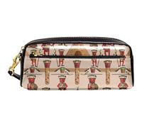Trousse À Maquillage Culture Africaine Ancienne Sac À Crayons Robuste Trousse À Crayons Portable Sac Porte-Stylo pour Adulte Étudiants Garçons