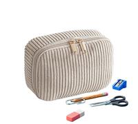 Trousse à maquillage de avec poignée zippée, C, Refer to description | Trousse de maquillage pour maison, appartement, école, bureau, camping, rouge à lèvres, fard à paupières, pinceau