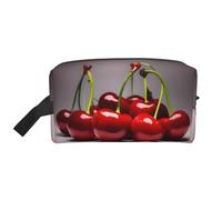 Trousse à maquillage de voyage - Trousse Dopp réutilisable avec cerises du Chili Impression intégrale pour produits de toilette, maquillage, accessoires, et plus encore, blanc, taille unique, blanc