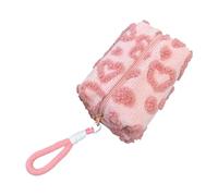 Trousse à maquillage en forme de cœur en peluche - Trousse de toilette portable pour mères, épouses, petites amies, nièces ou amis, Attribut unique, Refer to description, Unisexe