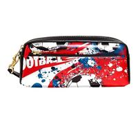 Trousse À Maquillage Motif Abstrait De Couleurs De Ballon De Football Français Sac À Crayons Durable Sac Porte-Stylo Pratique Trousse De Crayon pour Adulte Garçon Collège